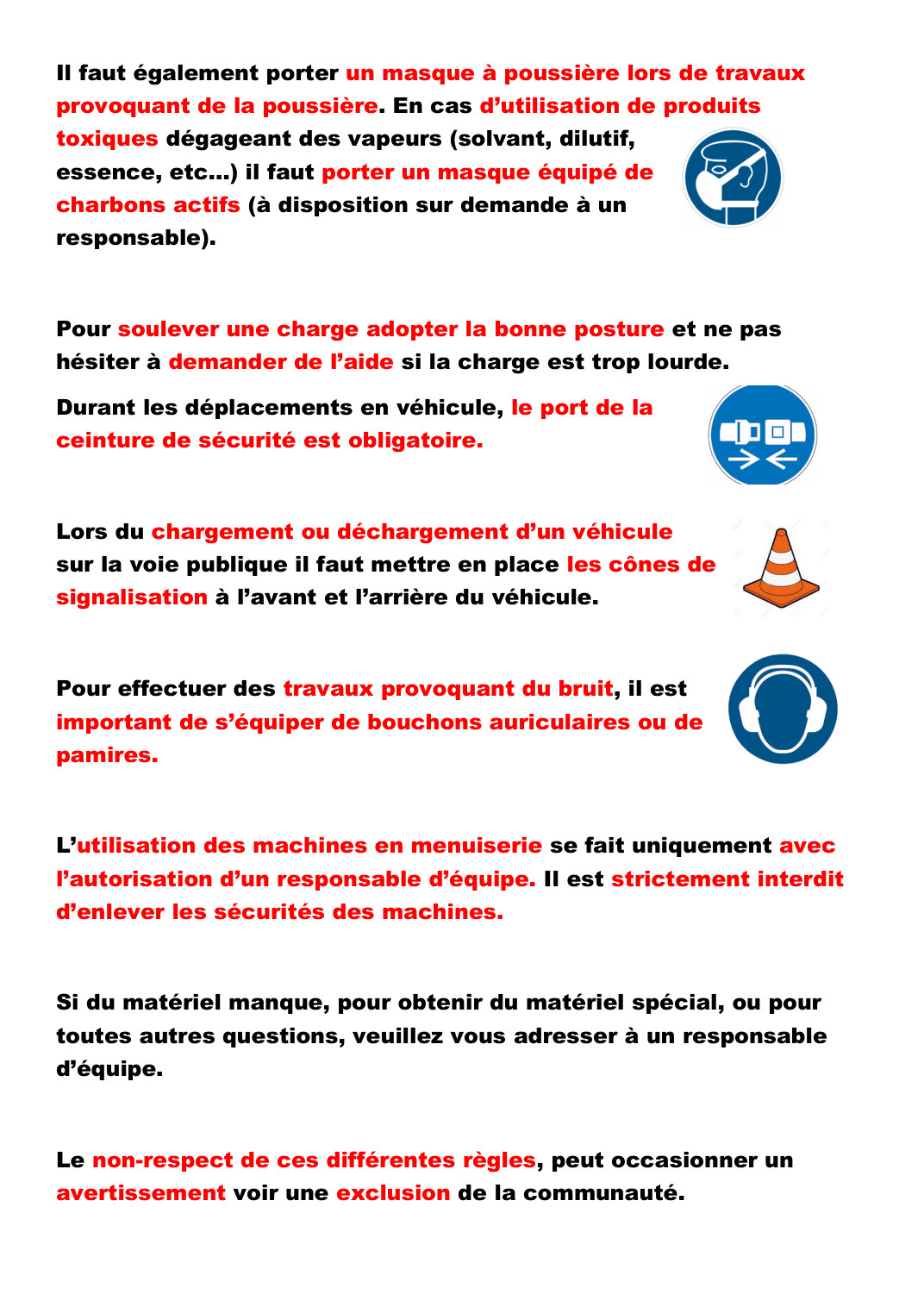 Sécurité au travail — page 2. Ouvrir pour agrandir.